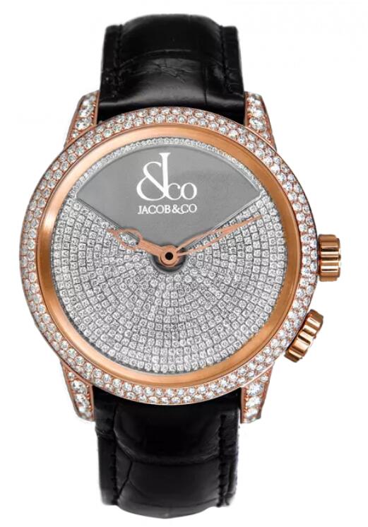 Jacob & Co. CALIGULA - ROSE GOLD PAVE Watch Replica CL100.40.RD.AA.ABALA Jacob and Co Watch Price